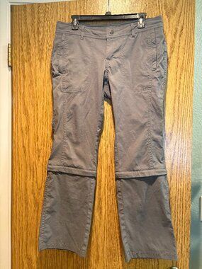 REI Sahara Convertible Hiking Pants Gray Womens 10P